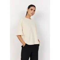 Soyaconcept Rundhalsshirt "SC-BANU 231" aus Viskosemischung mit Modal, Polyester und Elasthan, pflegeleicht