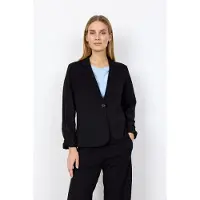 Soyaconcept Kurzblazer "SC-SIHAM 97" aus Polyester und Elasthan, normale Schnittform, 1-Knopf-Form