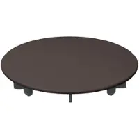 Bette BetteCompact+ Ablaufdeckel glasiert, Ø 114mm, mit BetteAntirutsch Pro, Y108-403AY, Farbe: Smoke
