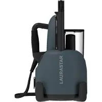 LauraStar Lift Xtra Midnight Blue, 3-in-1 Bügelstation, Entknittert, Bügelt & Reinigt, Hygienische Reinigung, Alu-3D Sohle, Vertikales Bügeln