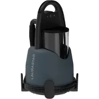 LauraStar Lift Xtra Midnight Blue, 3-in-1 Bügelstation, Entknittert, Bügelt & Reinigt, Hygienische Reinigung, Alu-3D Sohle, Vertikales Bügeln