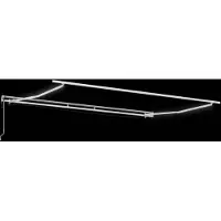 vidaXL Markisenrahmen Weiß 500 x 300 cm Aluminium