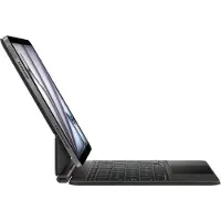 Apple Magic Keyboard - Tastatur und Foliohülle - mit Trackpad - Smart connector - QWERTY - Spanisch - Schwarz - für 10.9-inch iPad Air (4. Generation, 5. Generation)