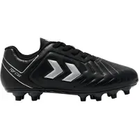 Hummel Top Star FG LC 2.0 JR Kinder Fußballschuhe Kickschuhe schwarz/silber 234862-2001, Schuhgröße:32 EU