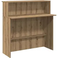 vidaXL Empfangstheke Artisan-Eiche 100x50x103,5 cm Holzwerkstoff