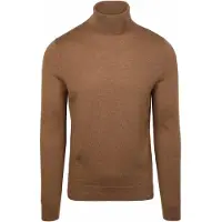 Suitable Merino Rollkragen Pullover Camel/Braun