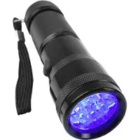 Berger & Schroeter UV 395-400 nm UV-LED Lommelygte Håndstrop Batteridrevet 95 g