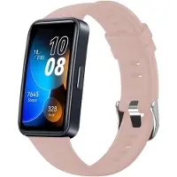 FIXED Silicone strap for Huawei Band 8 / 9, pink