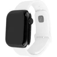 FIXED Silikon Sporty Clock Block Apple Watch 38/40/41mm Smart Watch, Weiss