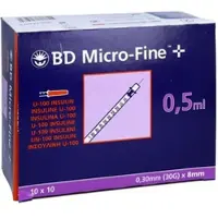 Embecta GmbH Bd Micro Fine+ U100 Ins.spr.8Mm 50 ML