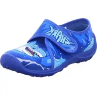 Fischer Markenschuh Hausschuh in blau | Gr.: 34