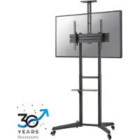 NeoMounts FL50-550BL1 TV-Trolley 37-70", Schwarz, Tragbarer Bodenständer, Stahl, 50 kg, 94 cm (37"), 177,8 cm (70")