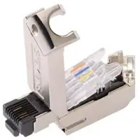 Siemens 6GK1901-1BB30-0AB0 IE FC RJ45 Plug 145 2x2, RJ45 Steckverbinder mit FC Anschlusst., 145 Grad 6GK19011BB300AB0 Polzahl Sensoren 4 1 St.