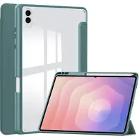 IMoshion Trifold Hardcase Klapphülle für das Samsung Galaxy Tab S11 Ultra - Grün