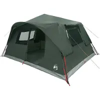 vidaXL Sofort Zelt Olivegrün 365 x 280 x 200 cm Polyester und Stahl