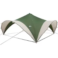 Syfax Party-Zelt "Verde" in den Maßen 400 x 400 x 320 cm, aus Polyester und Stahl
