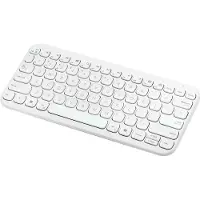 Asus Marshmallow Keyboard KW100, 75%, Kabellos, Bluetooth, Scherenschalter, QWERTZ, Weiß