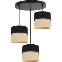 Light11 HOME Hängelampe, Deckenleuchter, Lampenschirm 20cm, schwarz