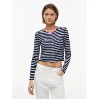 Tommy Hilfiger Strickjacke DW0DW22805 Dunkelblau Slim Fit