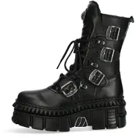 New rock Ankleboots "Plateau Boots M-WALL373-S6" Handgefertigt, Made in Spain