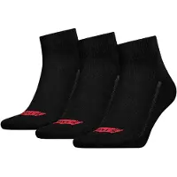 Levi's Levis Kurzsocken "Socken Mid Cut Batwing Logo Recycled Cotton 3P 3er Pack" 3 Paar tlg.