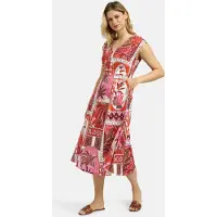 Milano Italy Sommerkleid Eingrifftaschen mit Taschen
