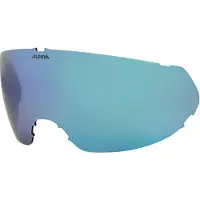 Alpina Ersatzvisier für Alto und Oro QV Visier-Skihelm (921 ice blue, für 55-59 cm)