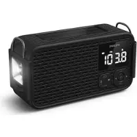 Philips TAR3500/00, Tragbar, Digital, FM, AM, 5,71 cm, LED, Schwarz