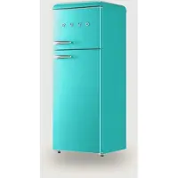 Evvo F45 Retro Zweitüriger Kühlschrank