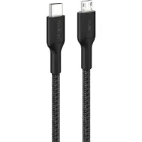 Belkin BoostCharge Pro USB-C auf Micro-USB-Kabel, schwarz