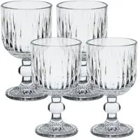San Ignacio - Set von 4 Weingläsern 250 ml aus transparentem Kristallglas