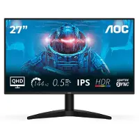 AOC B3 Q27B36X, 68,6 cm (27"), 2560 x 1440 Pixel, Quad HD, LED, 4 ms, Schwarz