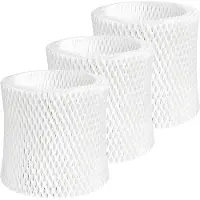 Melitt Ersatzfilter mit Dochtwirkung für Luftbefeuchter für Baldachin-Luftbefeuchter Neben Dem Bett, Filter Aus Zellstoffpapier, Luftbefeuchterfilter, 3