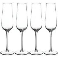 Villeroy & Boch Champagnerglas "Champagnergläser Purismo Specials 120 ml 4er Set transparent" Spülmaschinenfest