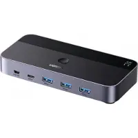 UGREEN Kvm Schalter Cm664 Hdmi Schalter 2W1 - Schwarz