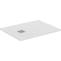 Ideal standard Ultra Flat S+ Rechteck-Brausewanne 900x700x30mm, T5604FR, Farbe: Carraraweiß