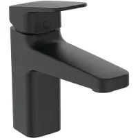 Ideal standard Waschtischarmatur Ceraplan H90, Ausladung 124mm BD227XG Schwarz (Silk Black)