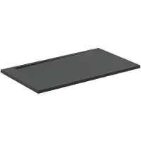 Ideal standard Ultra Flat S i.life Rechteck-Brausewanne, 1400x800x36mm, T5570FV, Farbe: Schiefer