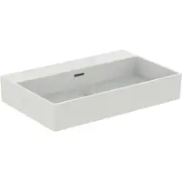 Ideal standard Extra Waschtisch, ohne Hahnloch, mit Überlauf, geschliffen, 700x450x150 mm, T389601, Farbe: Weiß