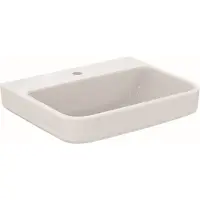 Ideal standard Waschtisch i.life B o Überlauf 1 Hahnloch 550x440x180mm weiß 550 x 440 x 180 mm weiß