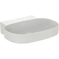 Ideal standard Linda-X Waschtisch, ohne Hahnloch, ohne Überlauf, 600x500x135 mm, T439501, Farbe: Weiß