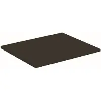 Ideal standard i.life B Waschtischplatte, ohne Ausschnitt, 602x506x18mm, T5281NV, Farbe: Carbongrau