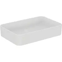 Ideal standard Conca Waschtisch-Schale, ohne Hahnloch, ohne Überlauf, 600x400x110 mm, T3698MA, Farbe: Weiß mit Ideal Plus