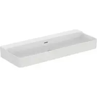 Ideal standard Conca Waschtisch, ohne Hahnloch, 1200x450x165 mm, T3805MA, Farbe: Weiß mit Ideal Plus
