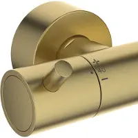 Ideal standard Duschsystem CERATHERM T125 Pin-Griffe Brushed Gold brushed gold