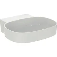 Ideal standard Linda-X Waschtisch, ohne Hahnloch, ohne Überlauf, 500x480x135 mm, T439201, Farbe: Weiß
