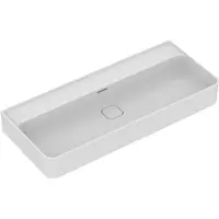 Ideal standard Waschtisch STRADA II ohne Hahnloch, Unterseite geschliffen 1000 x 430 x 170 mm weiß