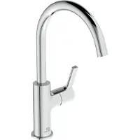 Ideal standard Joy Waschtischarmatur, hoher Auslauf, ohne Ablaufgarnitur, BC778AA, Farbe: Chrom