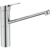 Ideal standard Cerafit Einhebel-Küchenarmatur, mit hoch angesetztem Auslauf, BlueStart, Ausladung 221mm, chrom, BC139AA