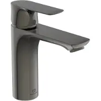 Ideal standard Waschtischarmatur Connect Air ohne Ablaufgarnitur Grande, Ausladung 125mm A7055A5 Magnetic Grey